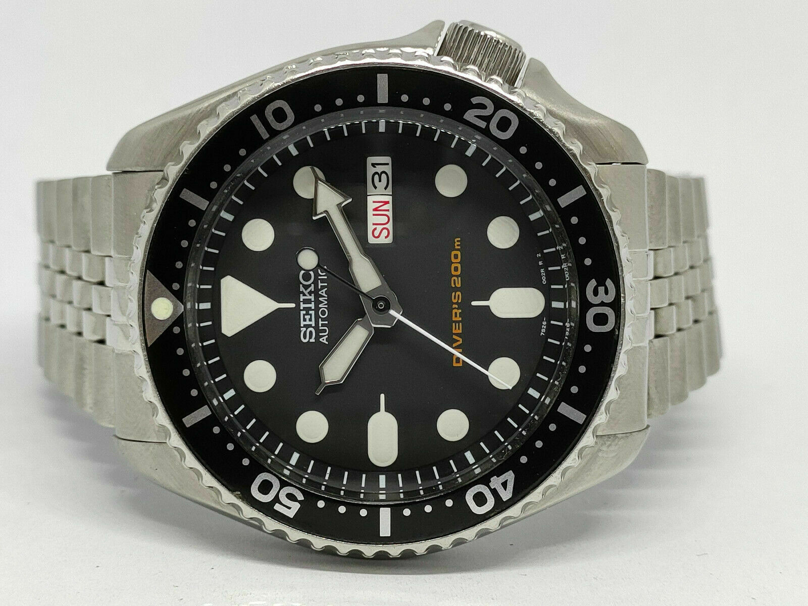 PRE OWNED SEIKO SCUBA DIVER 7S26 0020 SKX007K2 AUTOMATIC MEN S WATCH