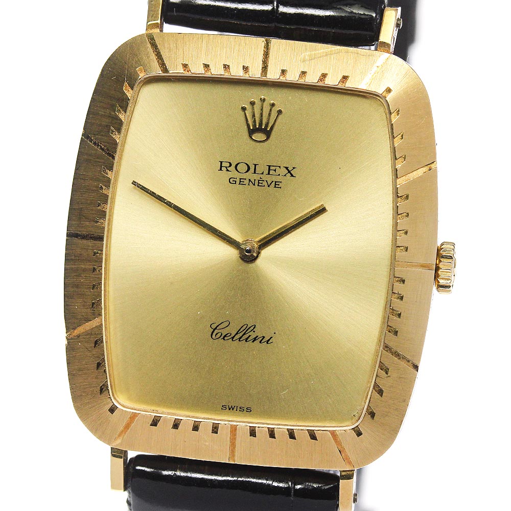 ROLEX Rolex Cellini K18YG Cal 1601 Ref 4087 Manual Winding Men S