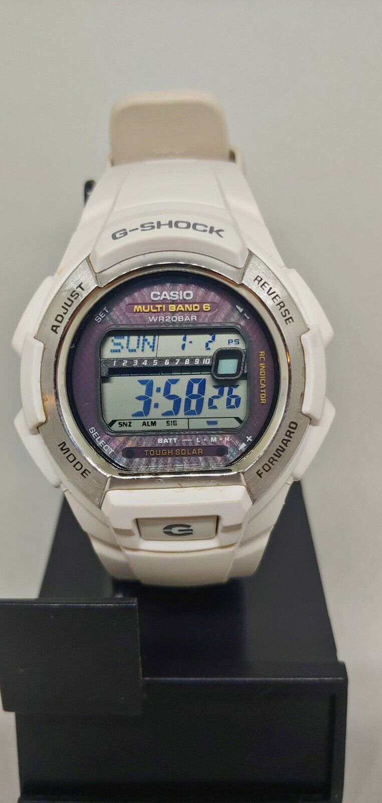 Casio G Shock White Watch Model Gw M Tough Solar Watchcharts