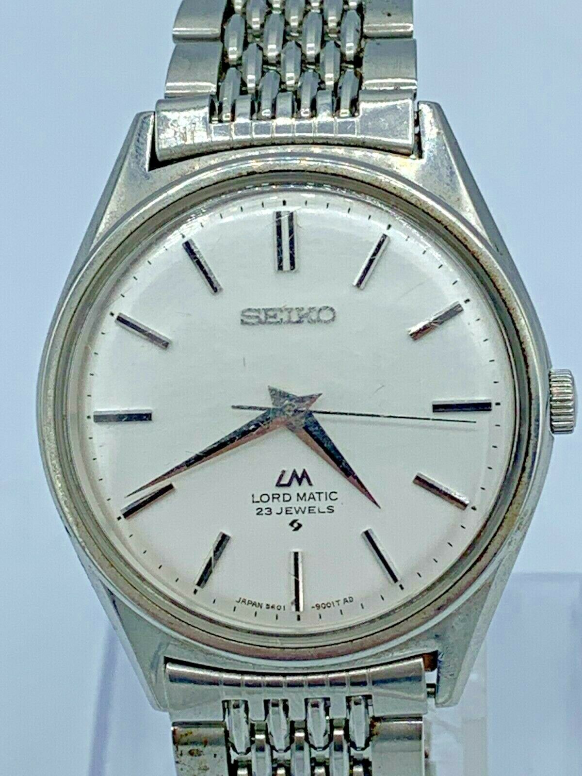 Vintage Seiko Lord Matic 5601 9000 Men S Watch Automatic Used LM