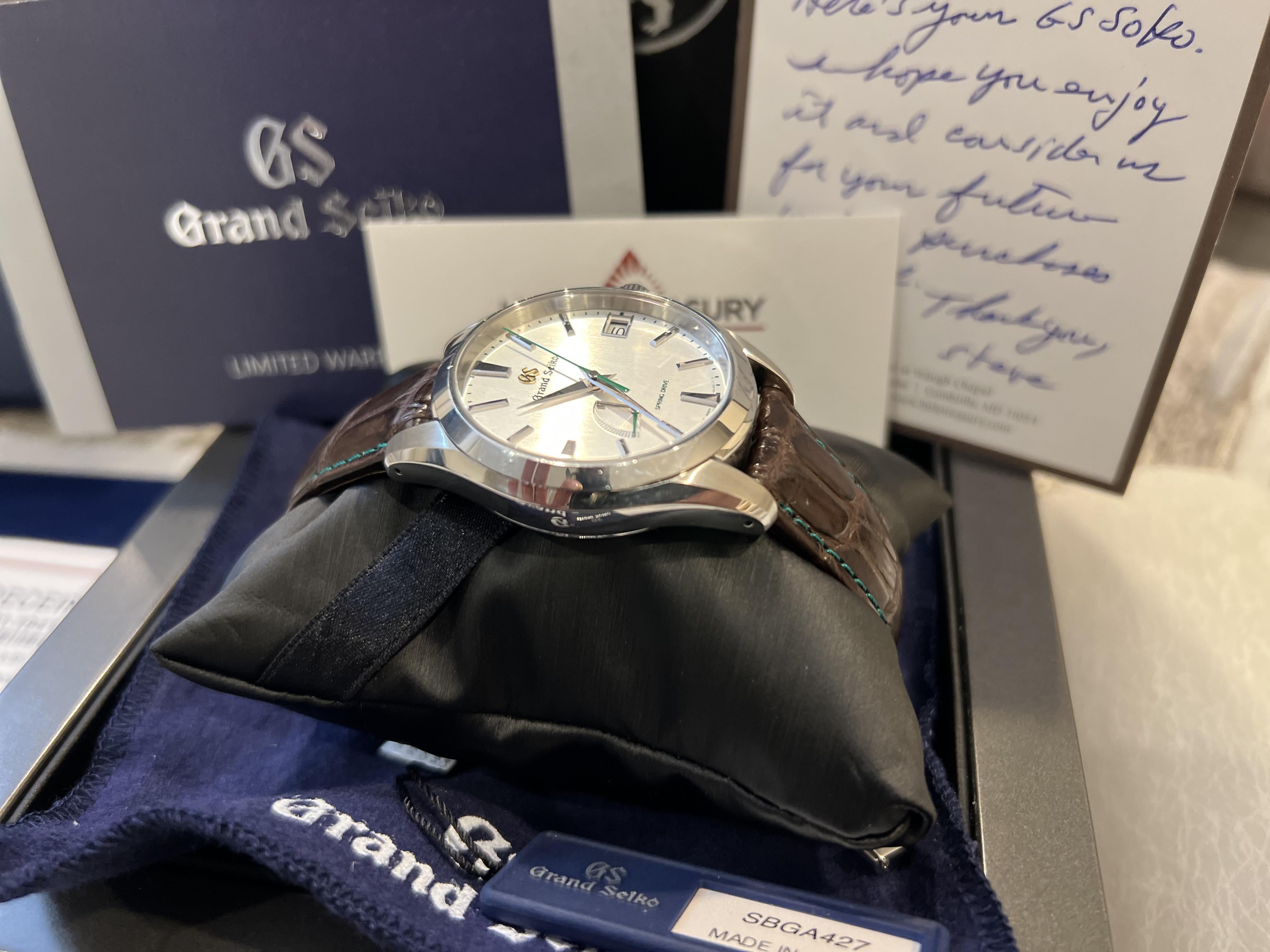 WTS Grand Seiko Heritage Special Edition Soko Light SBGA427 Spring