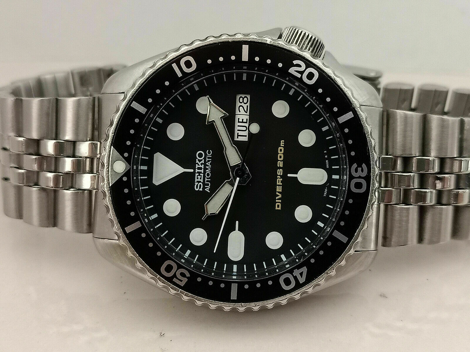 PRE OWNED SEIKO SCUBA DIVER 7S26 0020 SKX007K2 AUTOMATIC MEN S WATCH