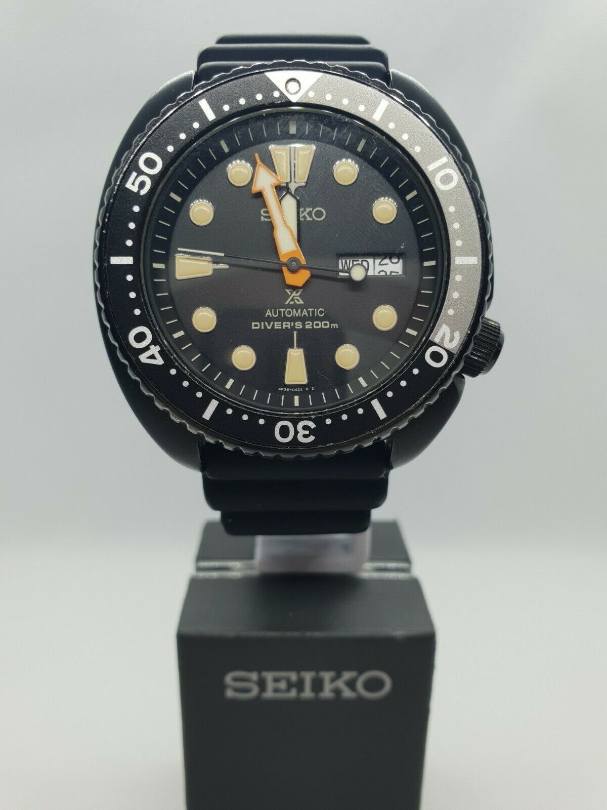 Seiko Prospex SRPC49K1 Black Series Ninja Turtle Automatic Divers Watch