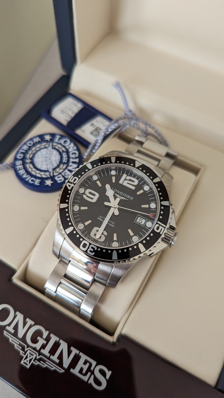 900 USD FS Longines Hydroconquest 39mm Aluminum Bezel new build