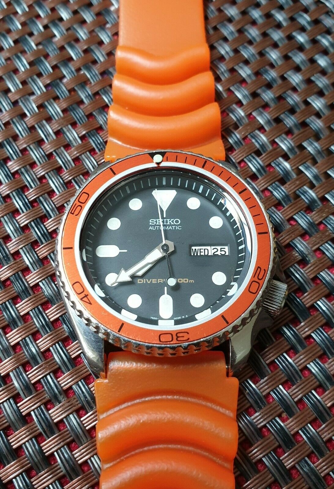 Seiko orange clearance bezel