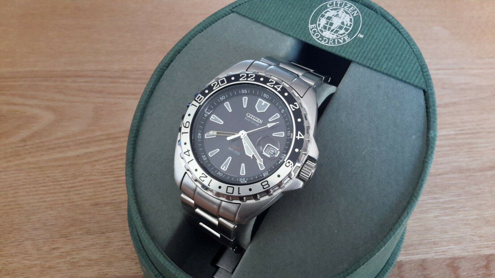 稼働品／CITIZEN ATTESA Eco-Drive B876 GMT搭載 稼働品／CITIZEN ATTESA Eco-Drive B876 GMT搭載 - メルカリ