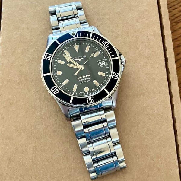LONGINES ロンジン アドミラル L3.602.4 5スター 200m LONGINES L3.502.4 ADMIRAL 5 Star Vintage 200M Automatic Men's