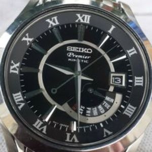 SEIKO 5M54 0AA0 PREMIER KINETIC WATCH SAPHIRE CRYSTAL BOXED SPARE LINKS. |  WatchCharts