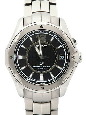 SEIKO SBHS003 7B22-0AA0 IGNITION black dial solar titanium mens