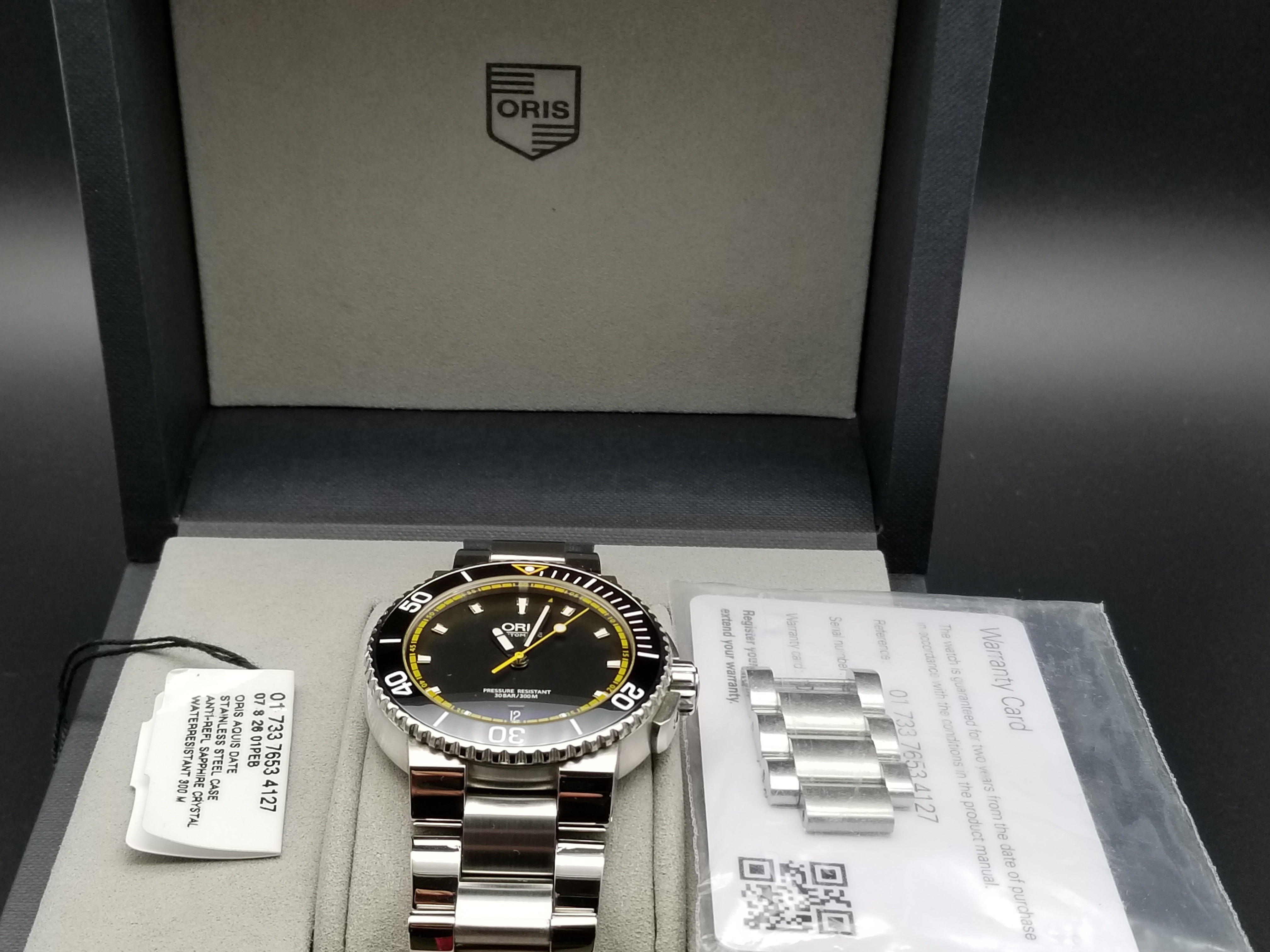 FS Oris Aquis Date Ref 01 733 7653 4127 07 8 26 01PEB