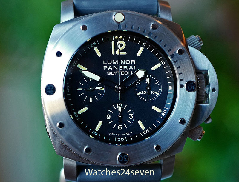 Panerai PAM 202 Slytech Submersible Titanium Chronograph Special