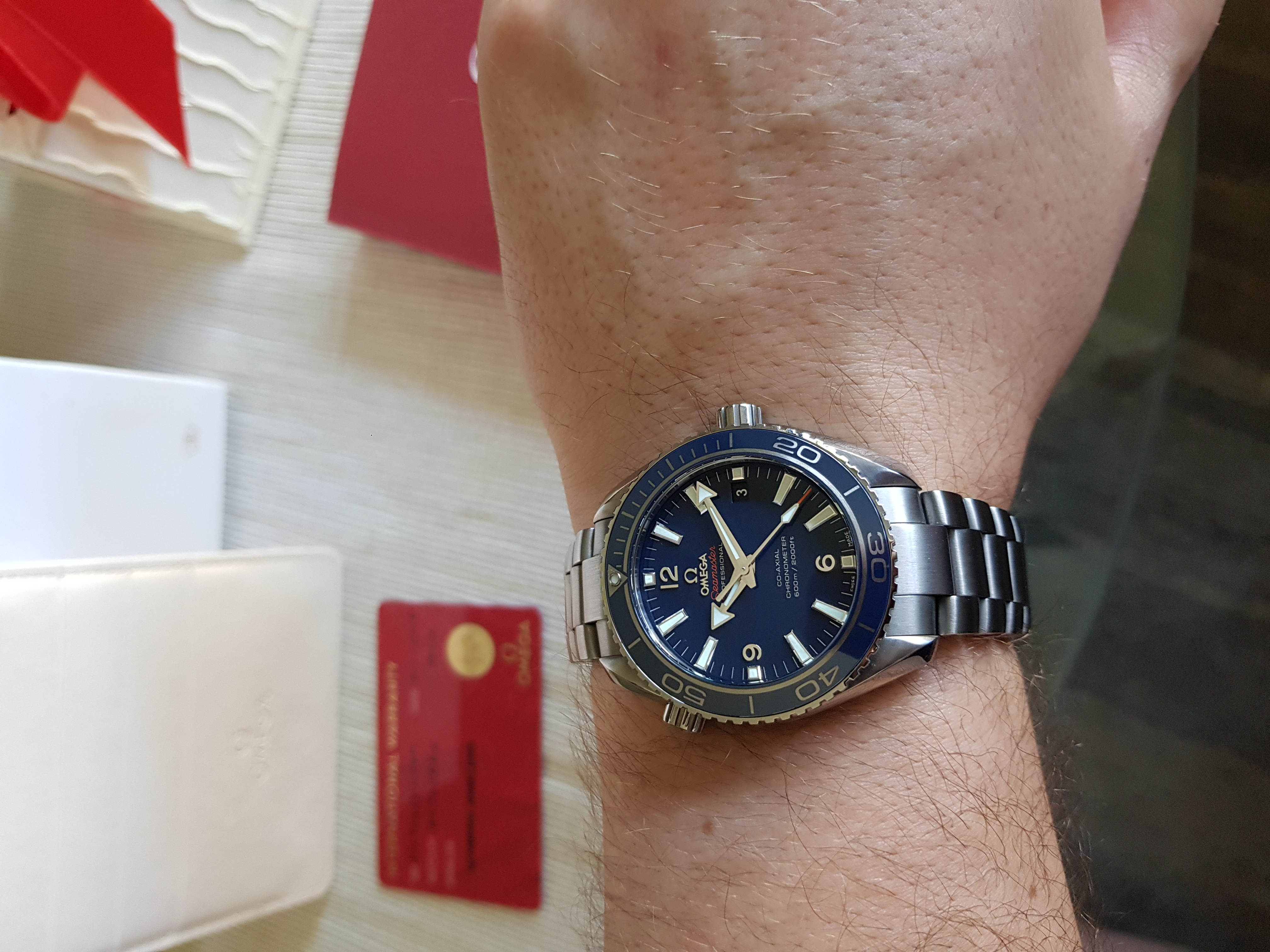 Omega planet best sale ocean titanium 42mm