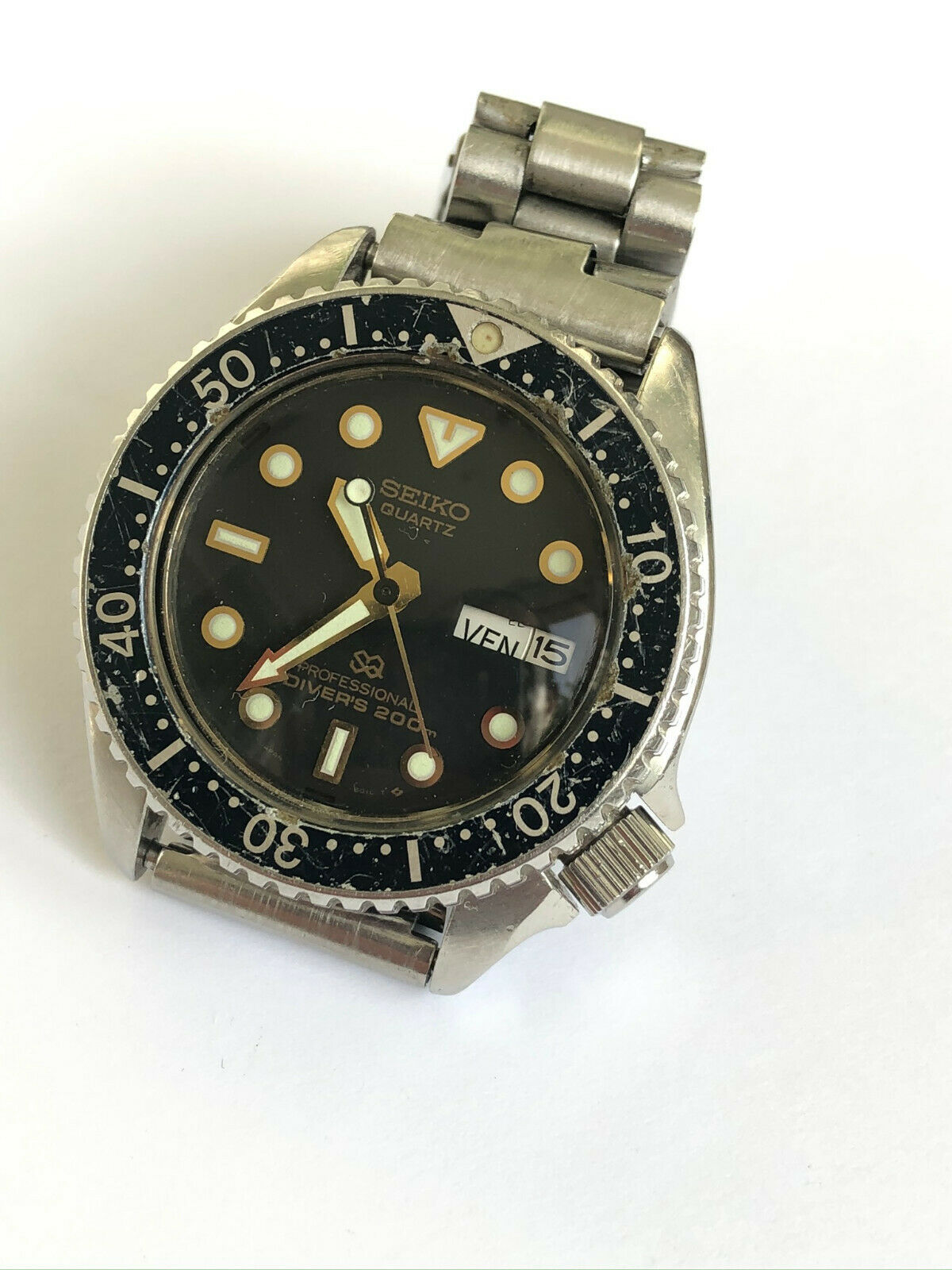Very rare SEIKO 7C43 600A Professional DIVER's 200m All Steel Japan watch |  WatchCharts