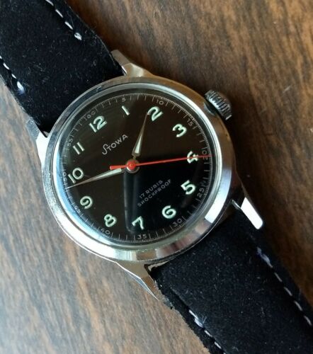 Vintage French Military Stowa Wristwatch. NOS Condition.ARMEE