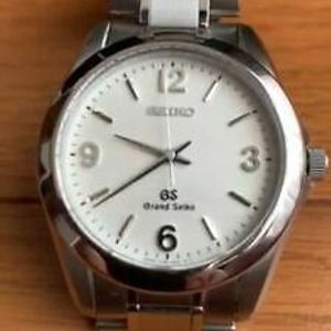 Grand Seiko SBGF009 8J55-0010 Quartz watch Battery replaced white Excellent  | WatchCharts