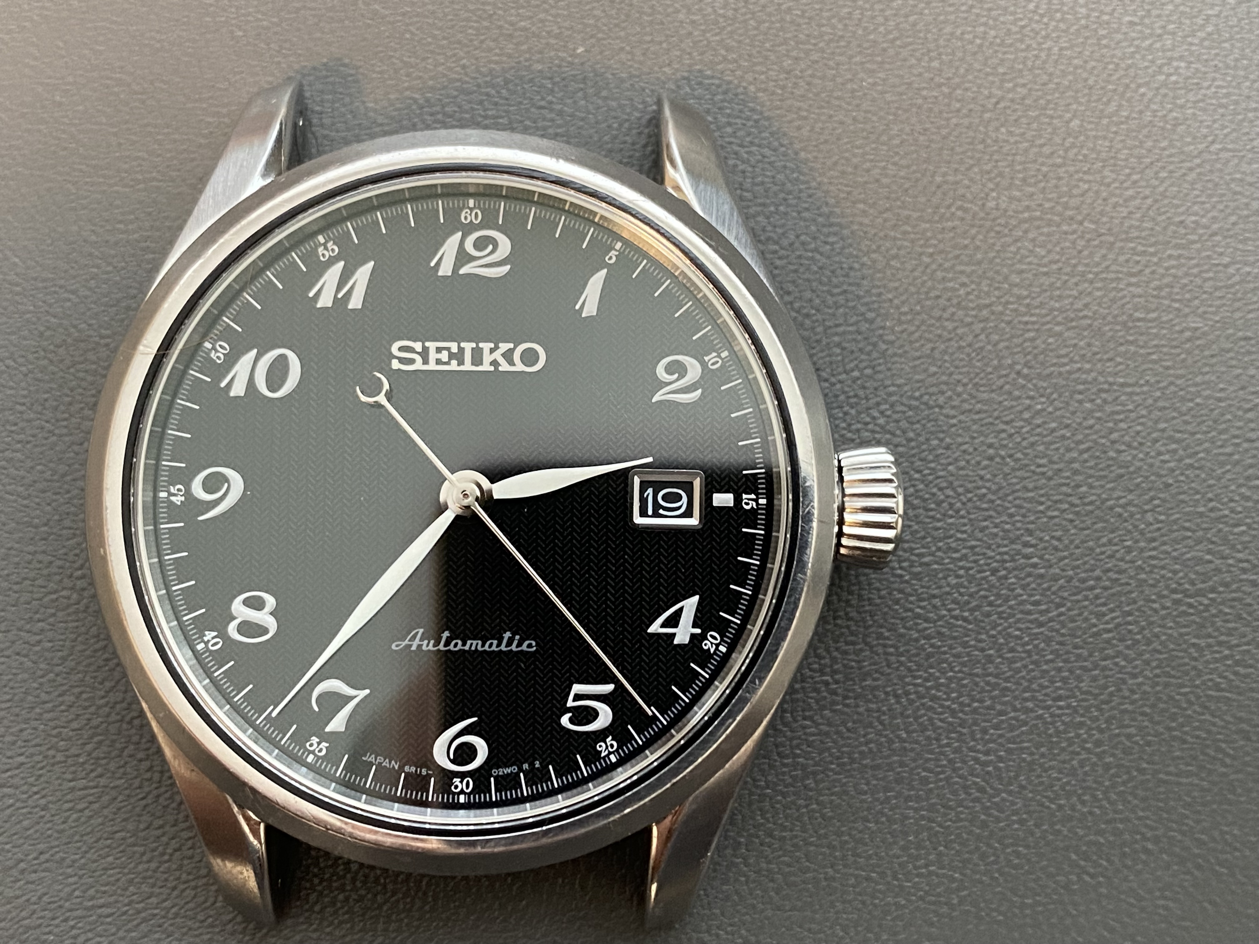 SEIKO Seiko Presage Mechanical Automatic Men s Watch Silver Dial SS Belt  SARX | eBay