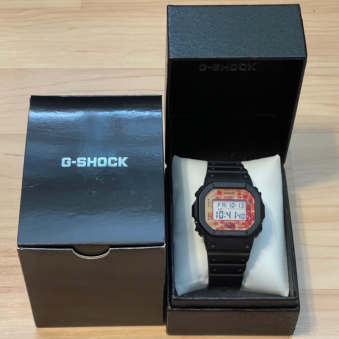 未使用 送料無料G-SHOCK DW-5600TAL-1JR 紅葉 限定モデル - 時計