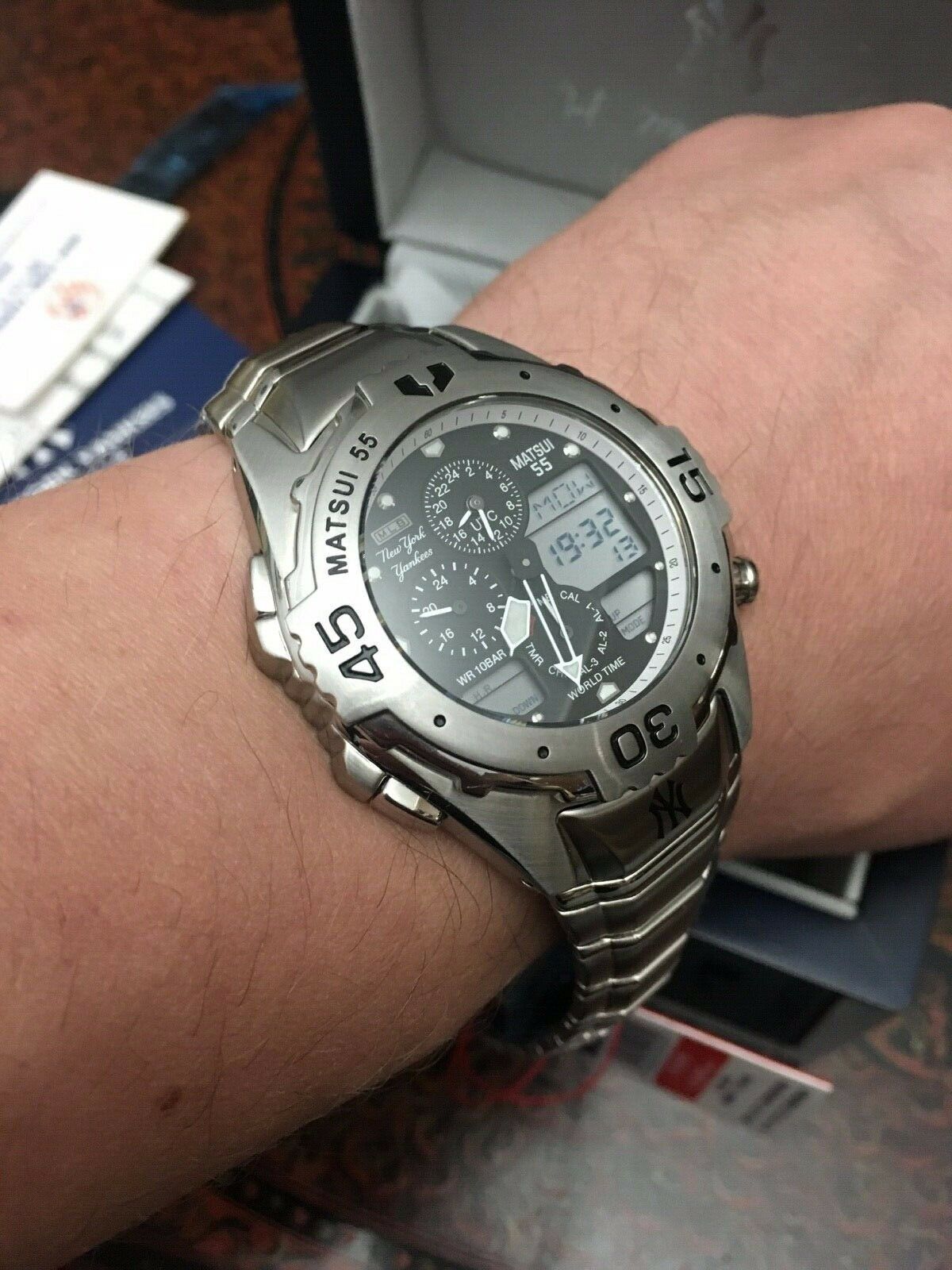 Citizen C300 Alarm Chronograph NY Yankees Matsui Watch Japan