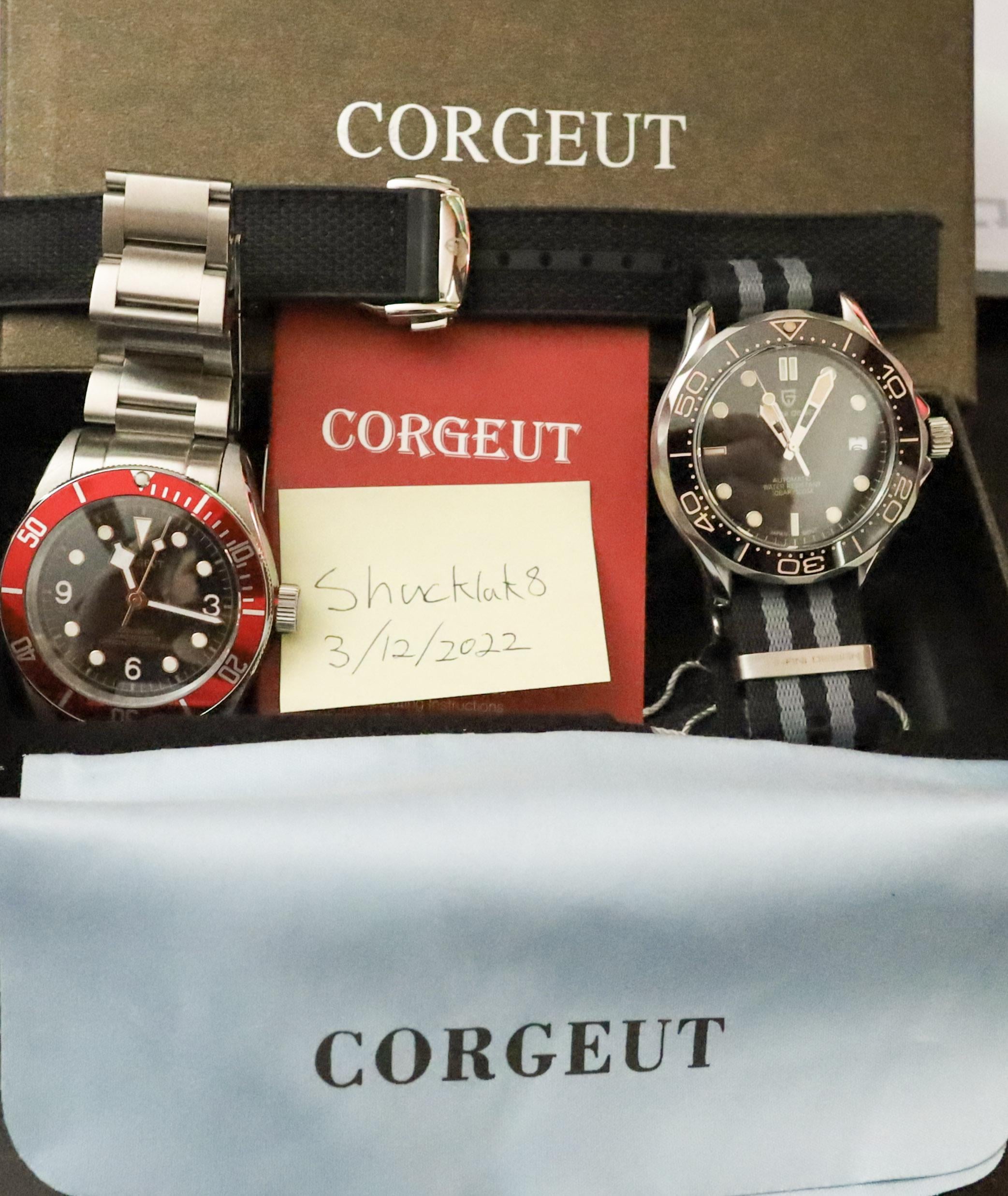 Corgeut black outlet bay gmt