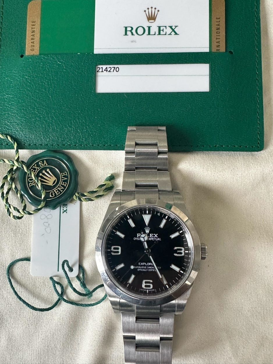 Rolex explorer outlet 214270 mk2