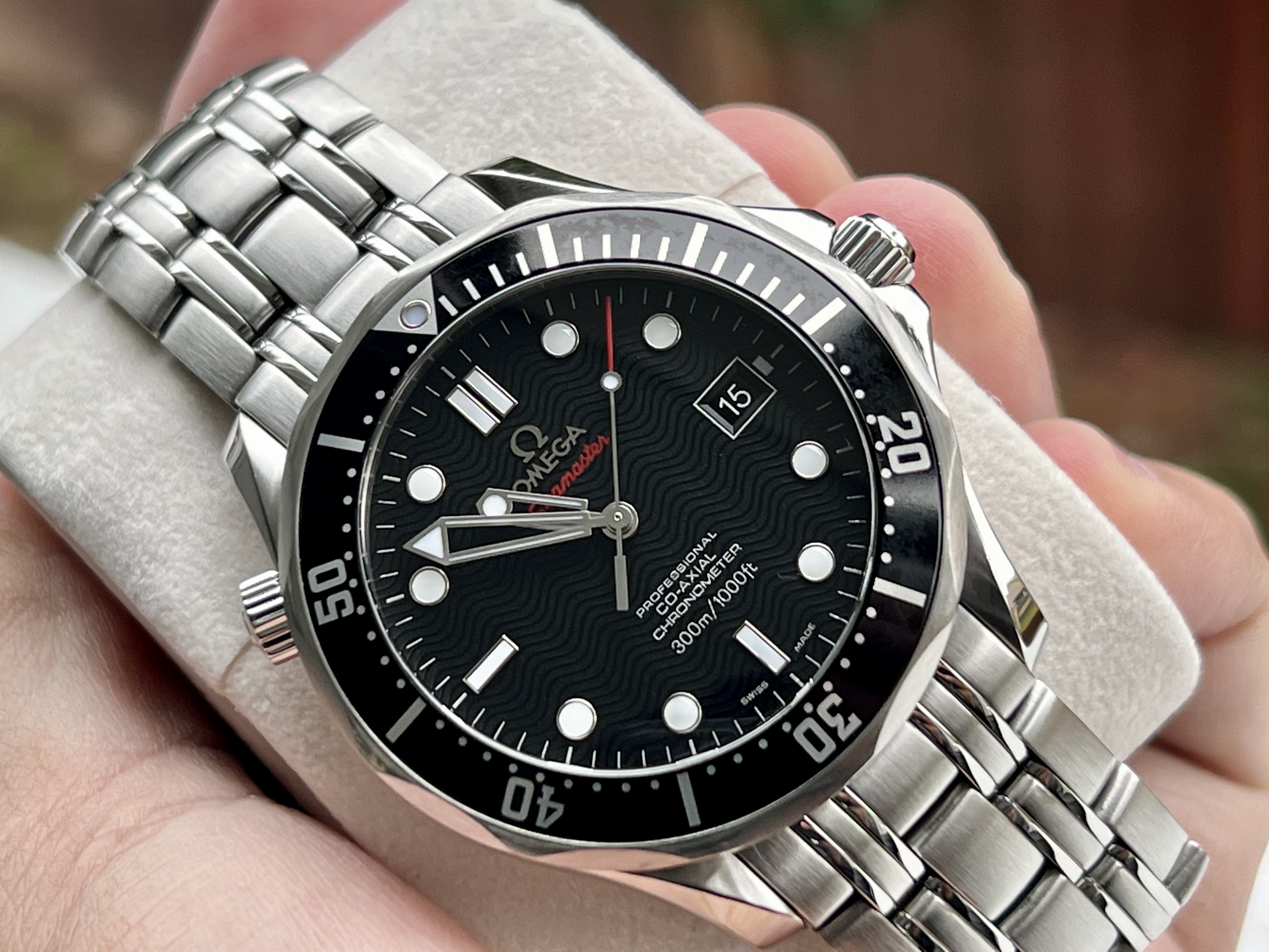 Omega seamaster shop 36mm black