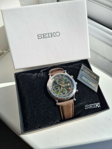 SEIKO Age of Discovery LIMITED EDITION SPL057P1 Green World Time