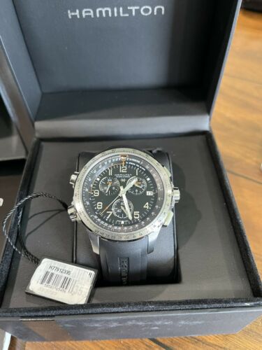 Hamilton Khaki Aviation X-Wind Chronograph Quartz GMT H77912335