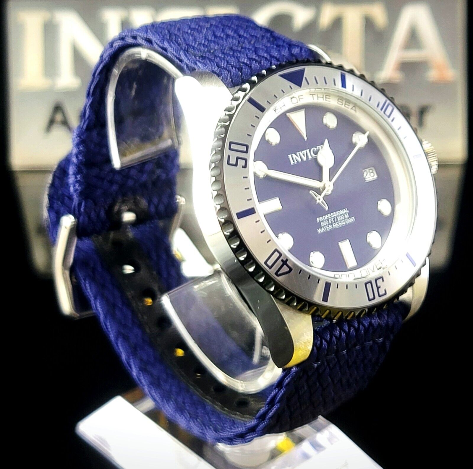 Invicta Pro Diver Automatic Men's 44mm Master of the Sea Dark Blue