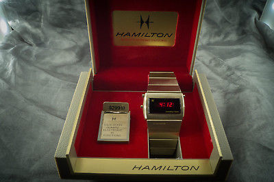 hamilton qed led watch