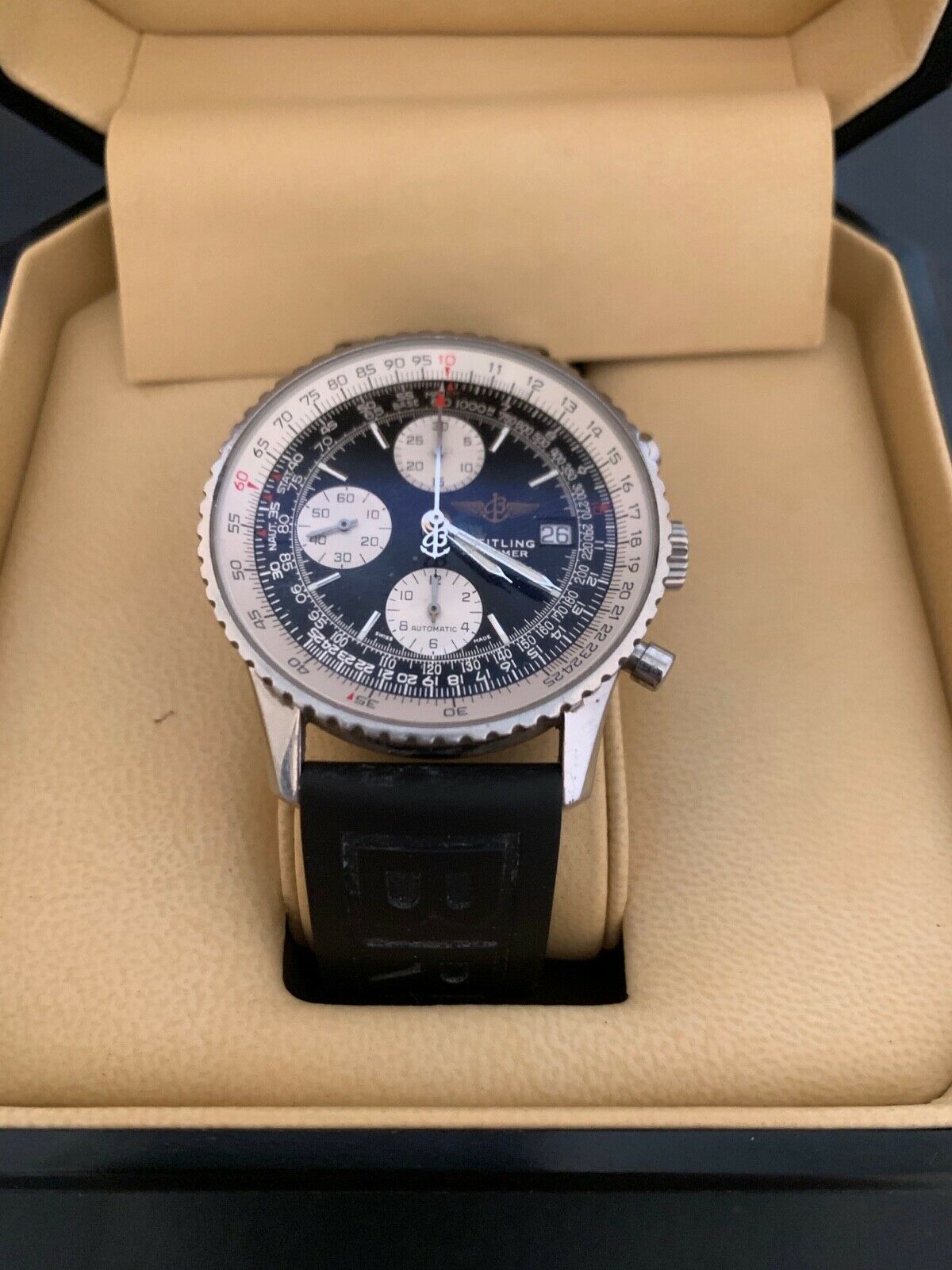 Breitling Old Navitimer Mm Automatic Chronograph A Watchcharts Marketplace