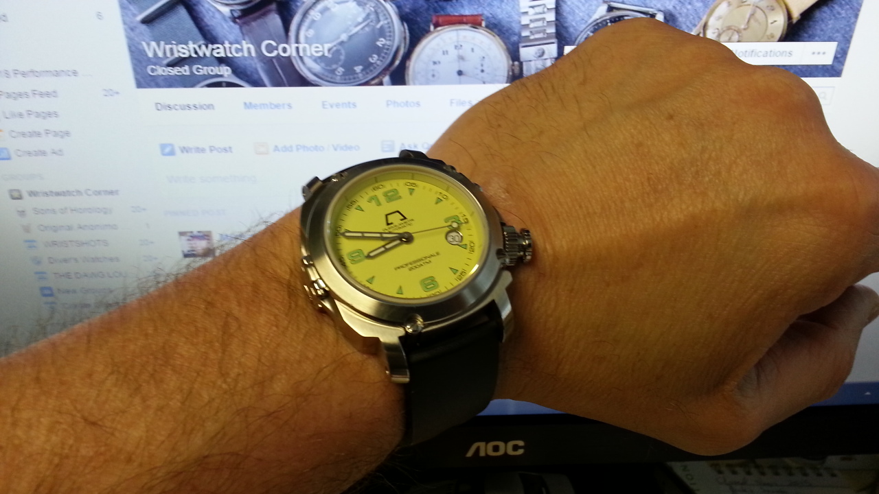 FS REDUCED Anonimo Professionale Yellow face with extra SE blue