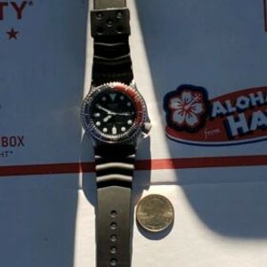 Seiko Pepsi Diver (7N36-7A08) Quartz Pre-owned Wrist Watch, RUNS GREAT! |  WatchCharts