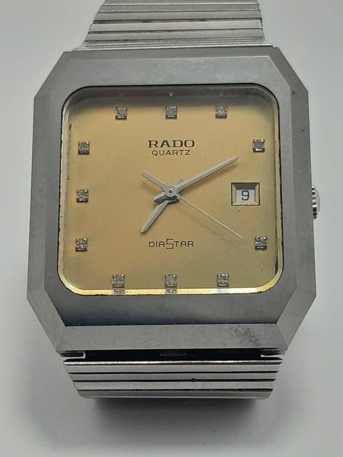 RADO DIASTAR 105.0116.3 SAPPHIRE DAY QUARTZ RARE SWISS MADE MEN