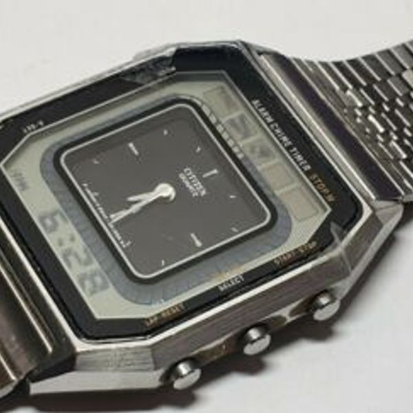 Citizen 30-0039 Quartz LCD Chronograph vintage 4-082028 TA Citizen 30-0039 Quartz LCD Chronograph vintage 4-082028 TA