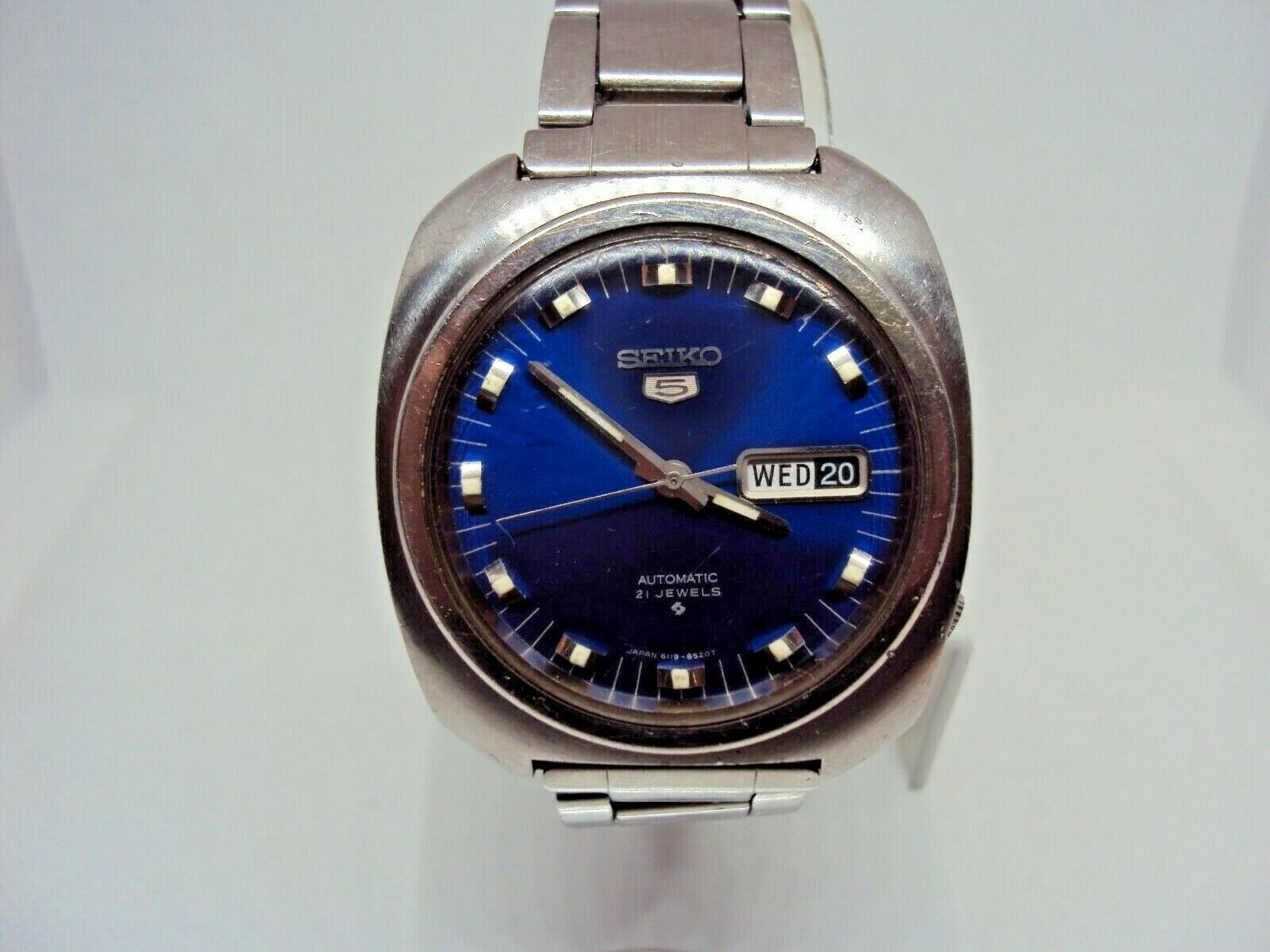 Vintage men's automatic watch Seiko 6119-8430 Made in Japan