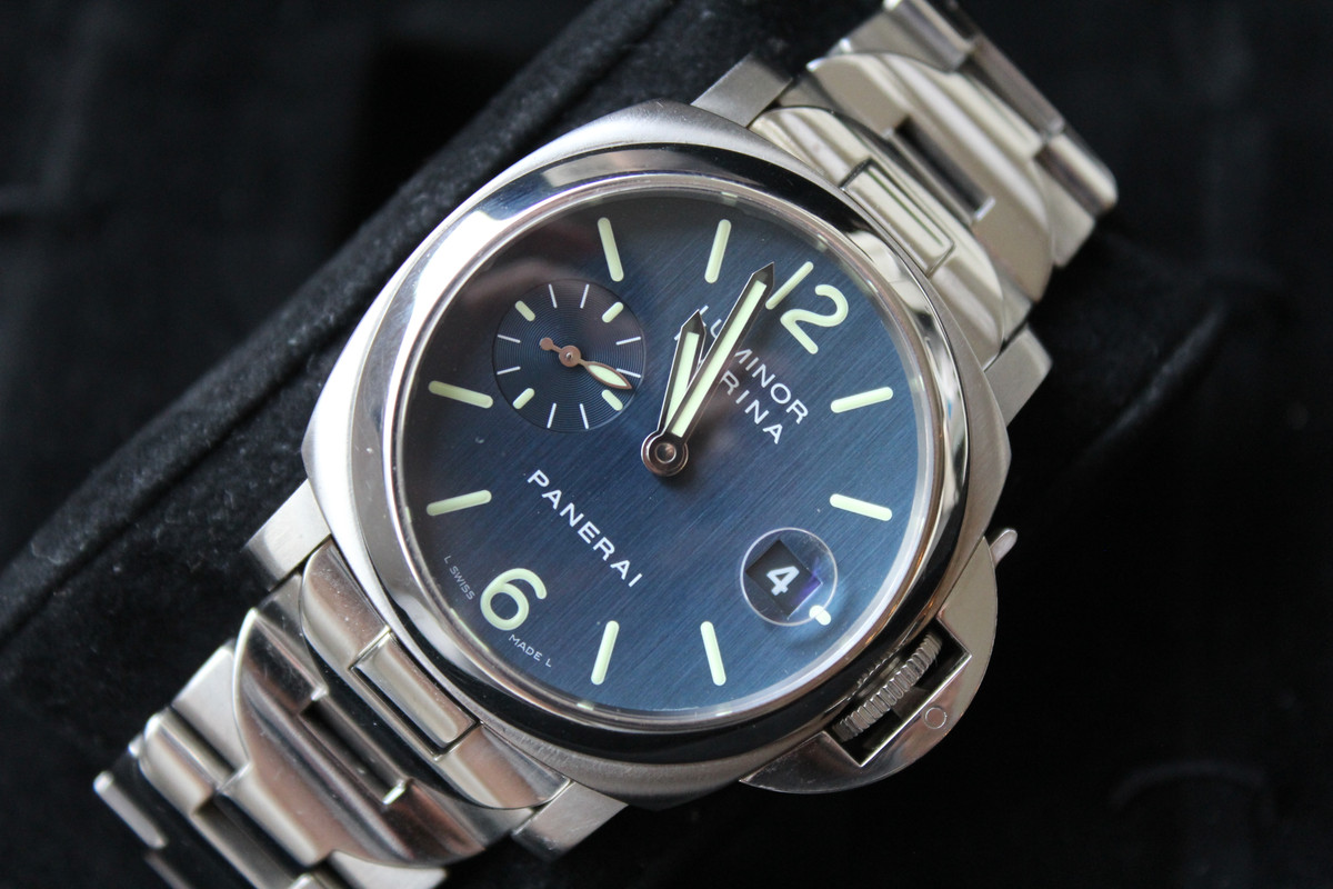 FS Panerai Luminor Marina PAM 120 40mm w Boxes Papers