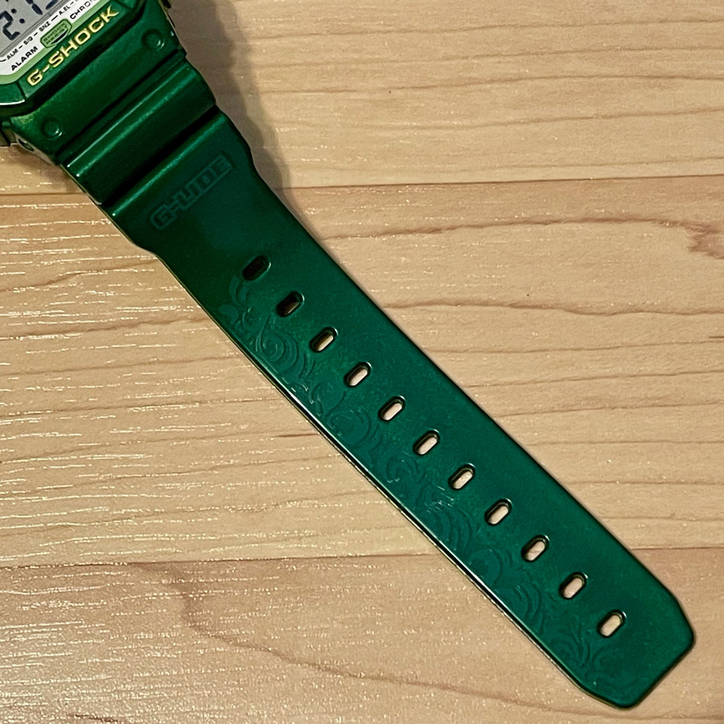 WTS] Casio G-Shock GLX-5600A-3 G-Lide Square Green Tide & Moon