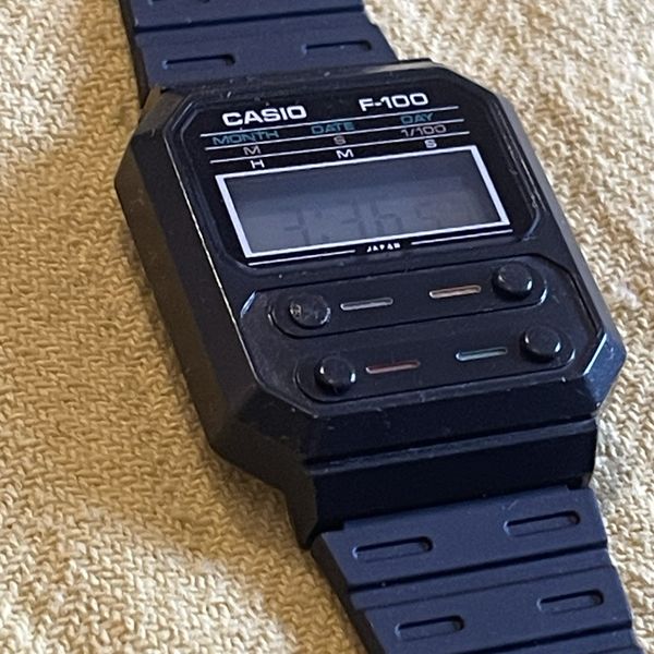 Casio F-100 Alien Vintage Watch Rare Japan | WatchCharts Marketplace