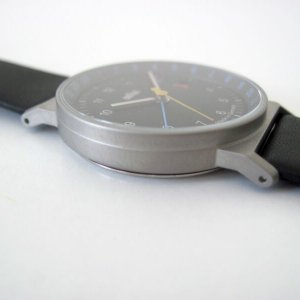 NOS BRAUN Quartz Wrist Watch 3814 AW 24 GMT Hartwein Germany