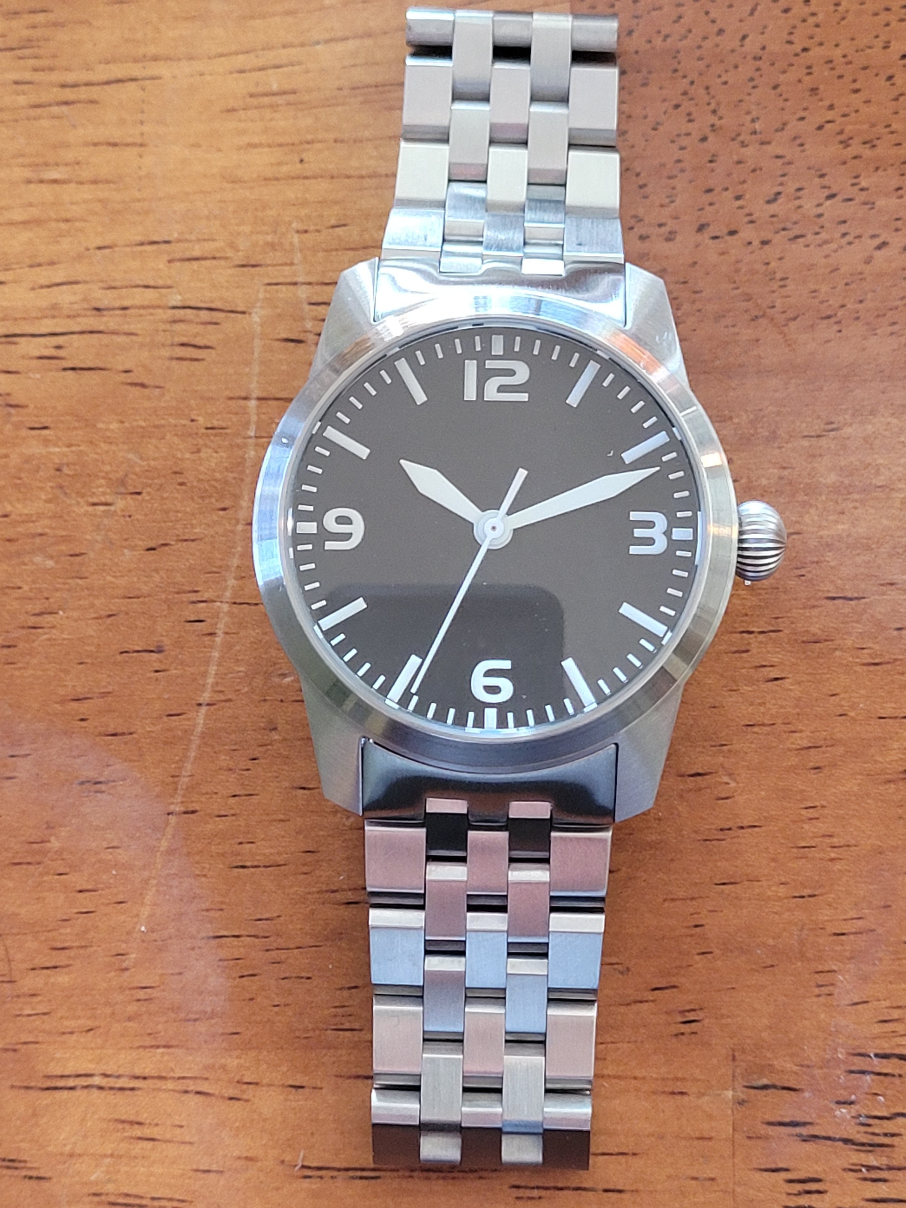 San Martin SN022-G 38mm Pilot's Watch - Sinn 556 Homage