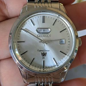 Vintage 2001 Citizen Crystal Seven Reissue Watch, Split D/D