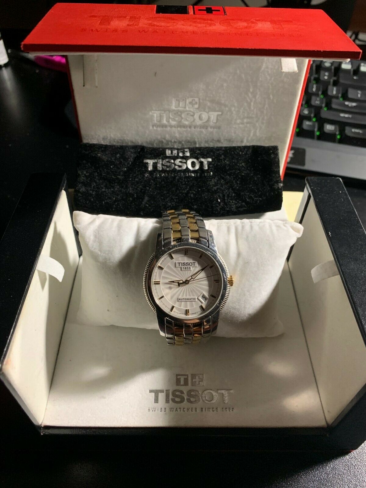 TISSOT Ballade III Automatic R463 363 Two Tone MENS 39.5mm SWISS