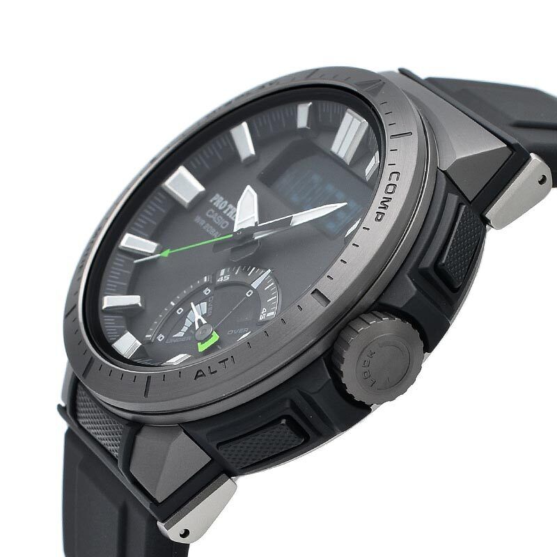 CASIO PRO TRECK PRW-70Y-1JF Multi Field Line Radio Solar Black 