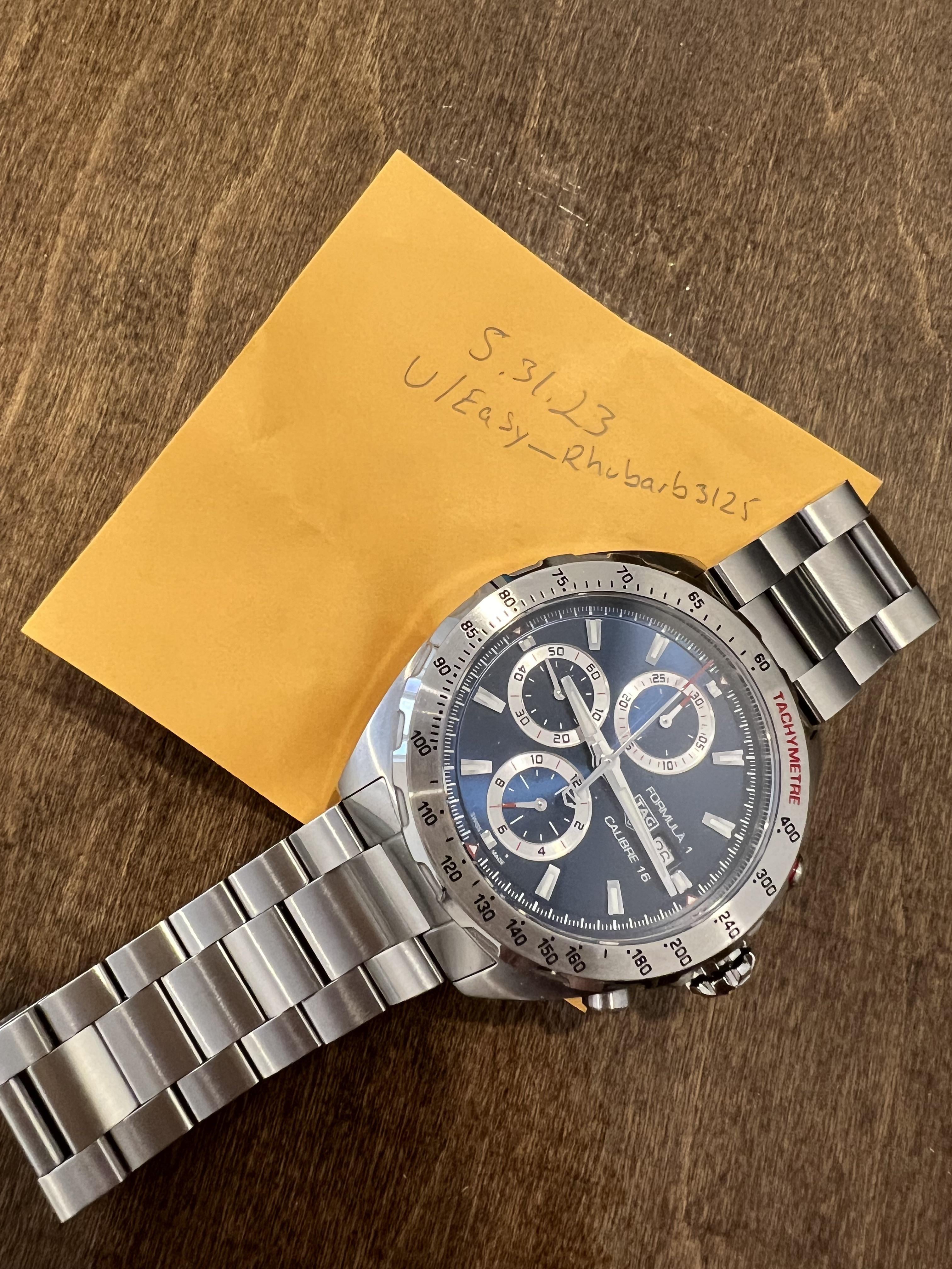 Tag heuer formula clearance 1 calibre 16 blue