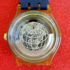 Swatch 23 J Automatic Watch In Our Hands Earth Summit 92 Very Accurate Watchcharts