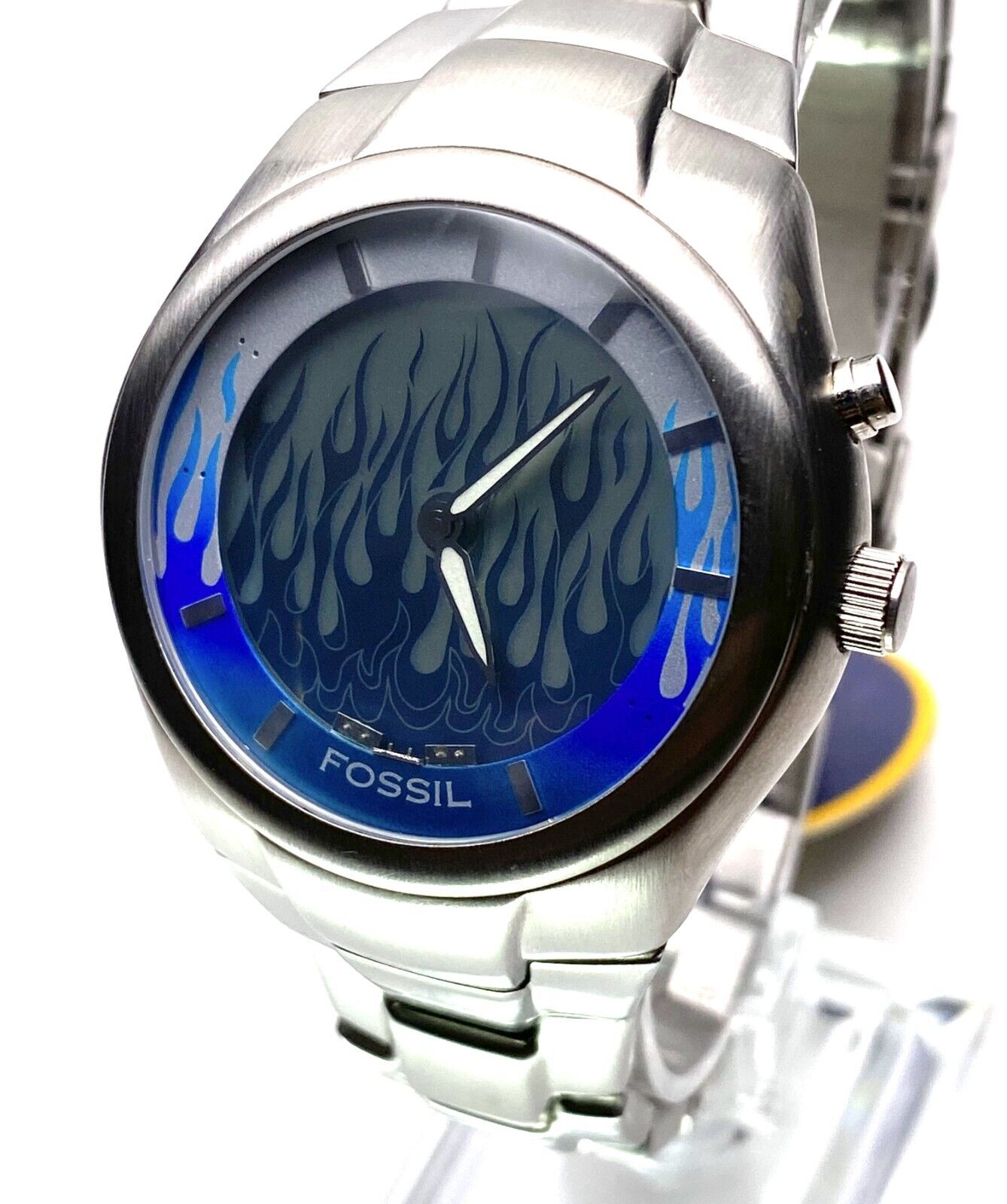 Fossil blue flame clearance watch