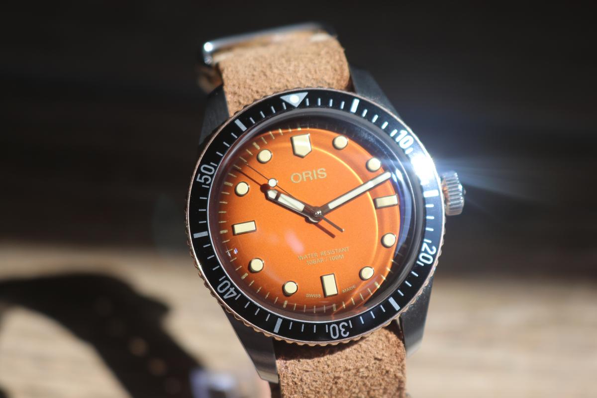 FS Oris Divers 65 Honey The Rake and Revolution LE 40mm Bronze