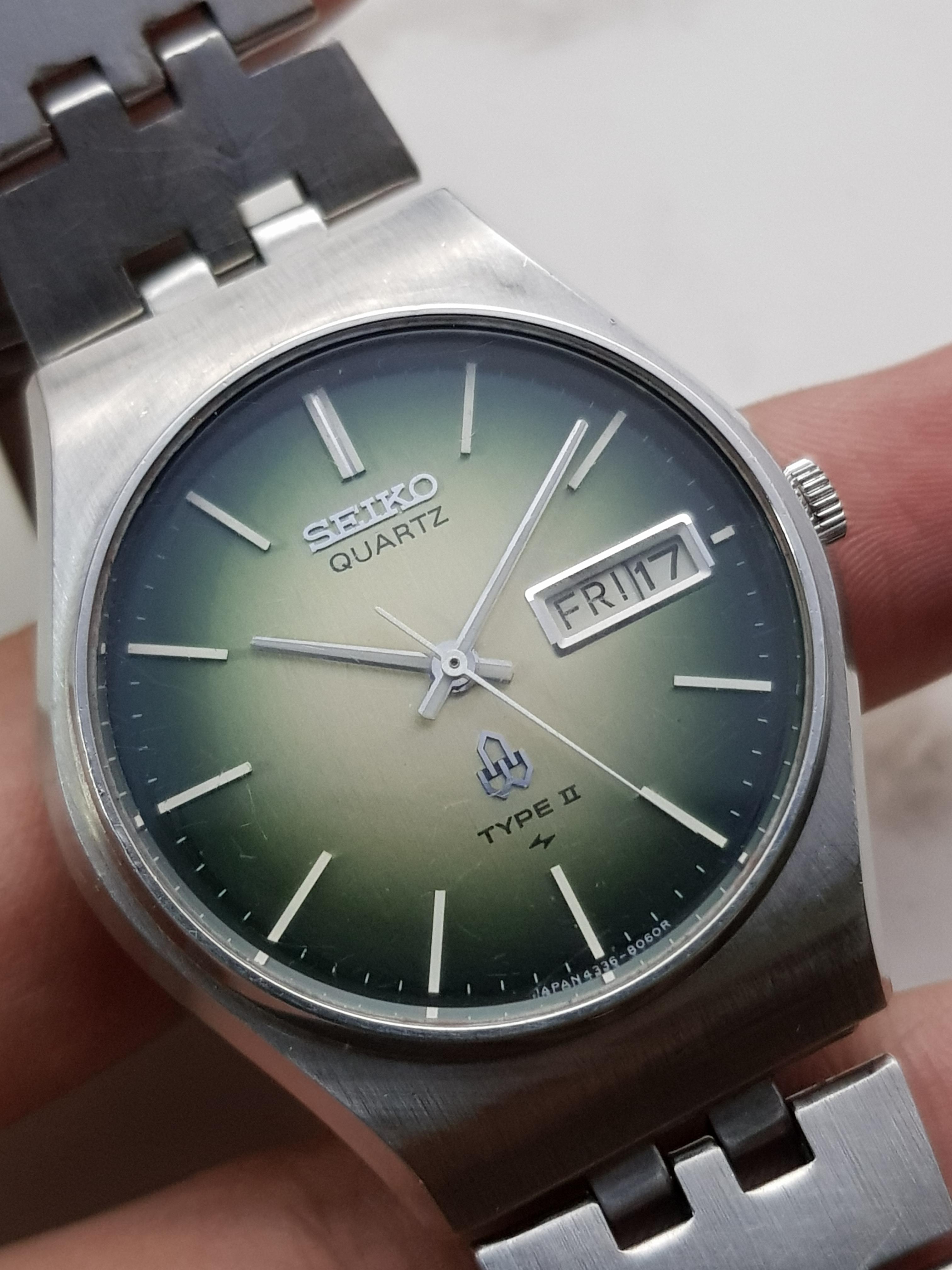 WTS] Seiko Type II 4336-8040 Green Dial | WatchCharts