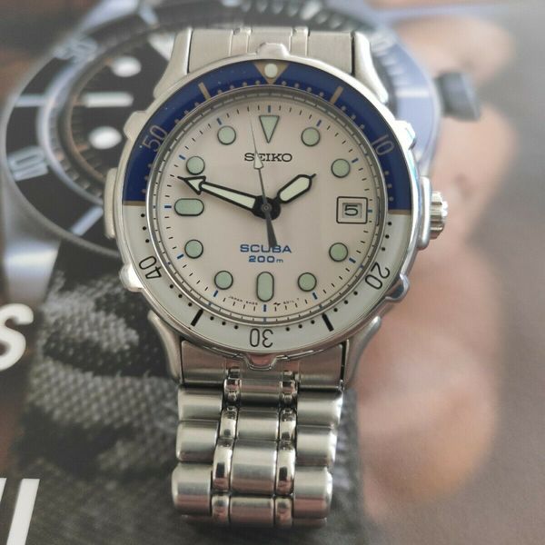 Vintage RARE Seiko Scuba 200m 5h25-6050 diver | WatchCharts