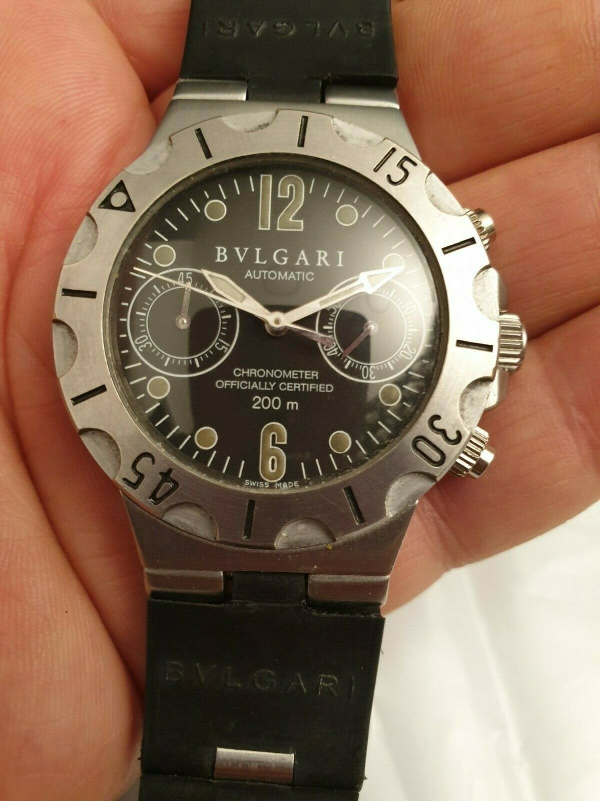 bvlgari automatic chronometer officially certified 200m